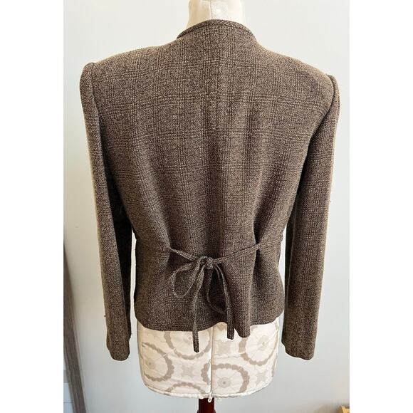 Cynthia Howie Vintage Classic Tweed Full Button Closure Blazer Size 8 - Picture 5 of 7